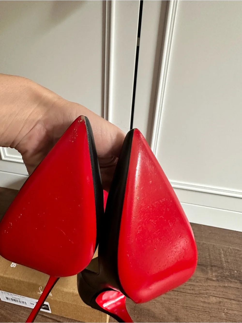 Christian Louboutin So Kate 120 Black Nappa Pointed Toe Pumps EU 39 Worn Once